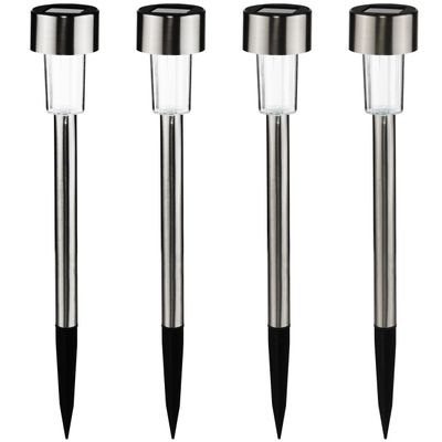 Set van 20x stuks solar tuinlampen/prikspots op zonne-energie 37 cm