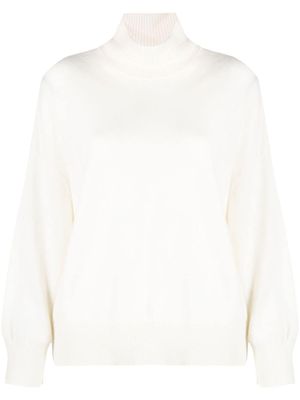 LouLou de Saison pull à col roulé - Blanc