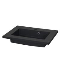 Tiger Wastafel S-line Quadro 60 cm Mat Zwart