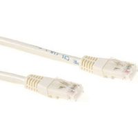ACT Ivoor 0,25 meter U/UTP CAT6 patchkabel met RJ45 connectoren