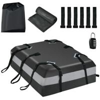 424 L Dakkoffer voor Auto met Cijferslot & 6 Deurhaken & Antislipmat Waterdichte Dakkoffer 112 x 86 x 43 cm