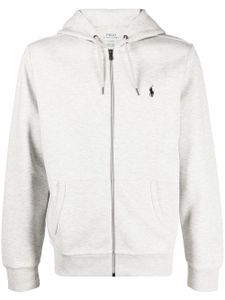 Polo Ralph Lauren hoodie zippé Pony en coton mélangé - Gris