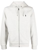 Polo Ralph Lauren hoodie zippé Pony en coton mélangé - Gris