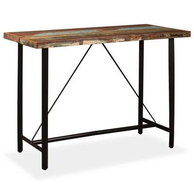 Bartafel 150x70x107 cm massief gerecycled hout