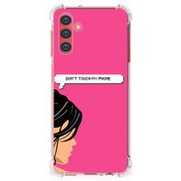 Samsung Galaxy A13 5G | A04s Anti Shock Case Woman Don't Touch My Phone - thumbnail