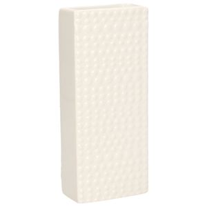 Waterverdamper - creme wit - keramiek - 400 ml - radiatorbak luchtbevochtiger - 7,4 x 17,7 cm