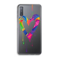 Melts My Heart: Samsung Galaxy A7 (2018) Transparant Hoesje