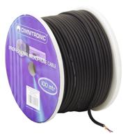 OMNITRONIC Microphone Cable 2x0.22 100m bk + plugs