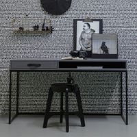 WOOOD Bureau Morris 130 x 58cm - Leem - thumbnail