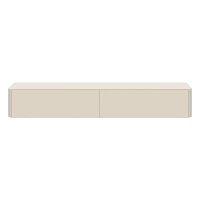 Tv-meubel Moiano afgerond beige 240 cm