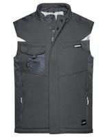 James & Nicholson JN825 Craftsmen Softshell Vest -STRONG- - Black/Black - 5XL - thumbnail