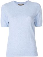 N.Peal t-shirt en cachemire - Bleu - thumbnail