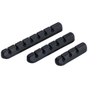 TRU COMPONENTS T24CA079 Kabelhouder Zelfklevend TC-12888588 Bundel-Ø (bereik) 6 mm (max) Zwart 3 stuk(s)