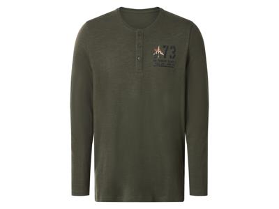 esmara Men Heren longsleeve (Groen, XL)