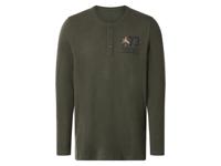 esmara Men Heren longsleeve (Groen, XL)