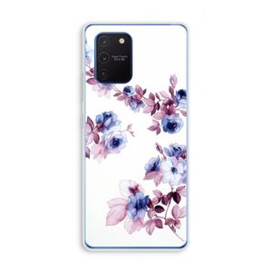 Waterverf bloemen: Samsung Galaxy Note 10 Lite Transparant Hoesje