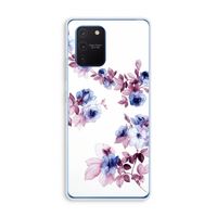 Waterverf bloemen: Samsung Galaxy Note 10 Lite Transparant Hoesje