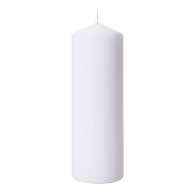 Duni - Stompkaars Wit (30cm x Ø10cm)