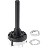 TRU COMPONENTS TC-9415608 SR26E4712-R-50 Draaischakelaar 250 V 150 mA 12 x 30 ° 1 stuk(s) - thumbnail