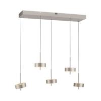Paul Neuhaus 5-lichts hanglampQ-Rotate aluminium modern - 2249-95