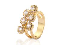 Lucifer's Luxury vergulde ring Desire 18mm - thumbnail