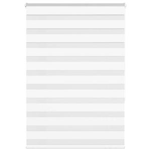 VidaXL Zebra rolgordijn 115x150 cm stofbreedte 110,9cm polyester wit