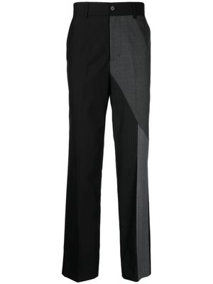 Feng Chen Wang pantalon de costume à taille mi-haute - Noir