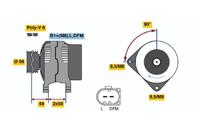 Bosch Alternator/Dynamo 0 124 315 004 - thumbnail