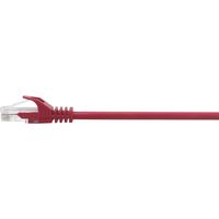 Renkforce RF-5044014 RJ45 Netwerkkabel, patchkabel CAT 5e U/UTP 2.00 m Rood Snagless 1 stuk(s) - thumbnail