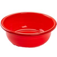 Grote kunststof teiltje/afwasbak rond 20 liter rood - Afwasbak - thumbnail