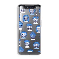 Gezichtjes: Samsung Galaxy A80 Transparant Hoesje