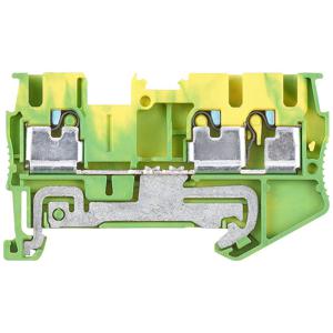 Siemens 8WH60030CF07 Doorgangsklem 5.2 mm Steekaansluiting Groen, Geel 1 stuk(s)