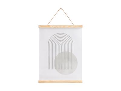 LIVARNO home A3 poster met houten frame (Abstract)