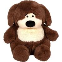Knuffel mollige hond - GIPSY TOYS - 40 cm bruin