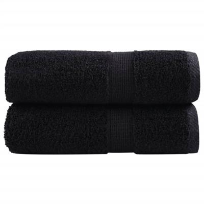 Gastendoekjes SOLUND 2 st 600 g/m 30x50 cm zwart