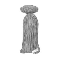 Meyco kruikenzak gebreid herringbone grey Maat