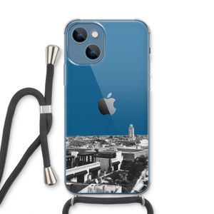 Marrakech Skyline : iPhone 13 Transparant Hoesje met koord