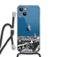 Marrakech Skyline : iPhone 13 Transparant Hoesje met koord