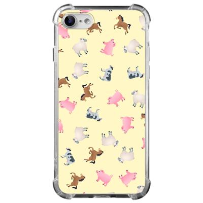 Fotohoesje Maken iPhone SE 22 | 20 | 8 | 7 Anti-shock Back Cover | Eigen telefoonhoesje ontwerpen | Op maat gemaakt