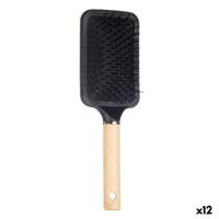 Borstel Bruin Zwart Hout Siliconen Plastic (12 Stuks)