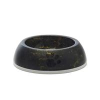 SAVIC VOERBAK DELICE 2 MARBLE ZWART / GOUD