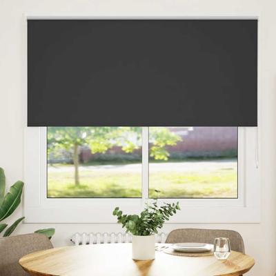 Rolgordijn verduisterend 155x175 cm stofbreedte 151,6 cm zwart