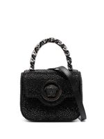 Versace mini sac La Medusa à ornements en cristal - Noir