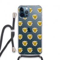Leeuwenkoppen: iPhone 13 Pro Max Transparant Hoesje met koord