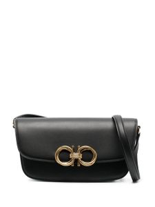 Ferragamo sac à bandoulière Trapezio à logo - Noir