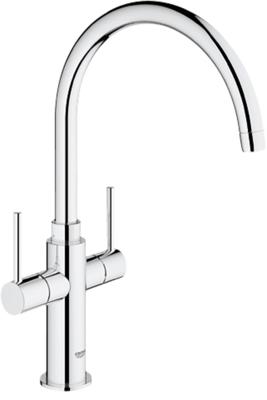 Grohe Ambi keukenkraan hoog model Chroom