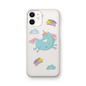 Vliegende eenhoorn: iPhone 12 Transparant Hoesje