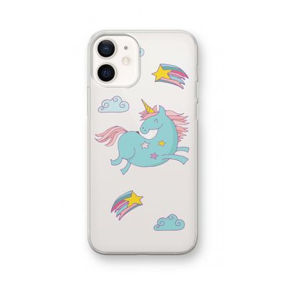Vliegende eenhoorn: iPhone 12 Transparant Hoesje