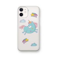 Vliegende eenhoorn: iPhone 12 Transparant Hoesje
