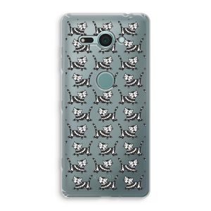 Zwarte poes: Sony Xperia XZ2 Compact Transparant Hoesje